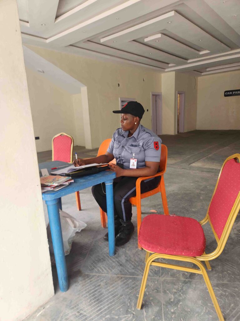 Bemil Security On Guard at Soulmate Hotel and Suite Ojodu berger