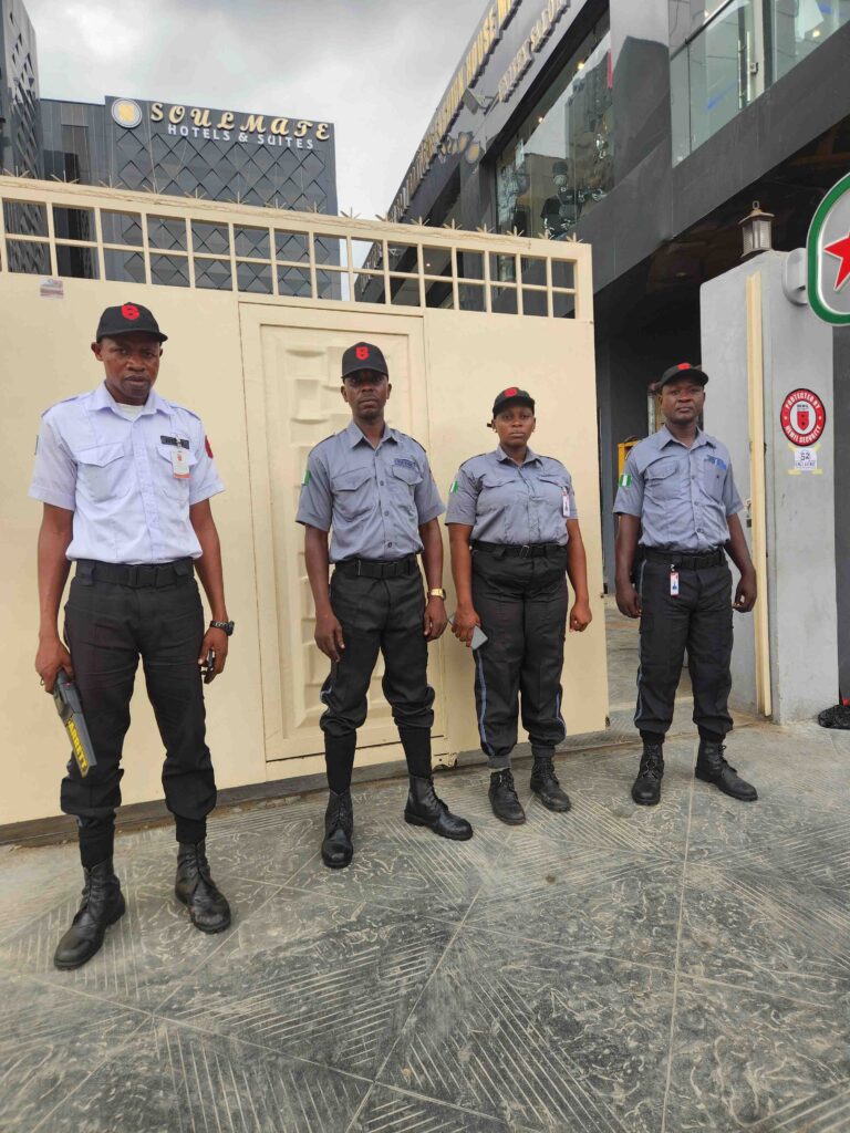 Bemil Security On Guard at Soulmate Hotel and Suite Ojodu berger