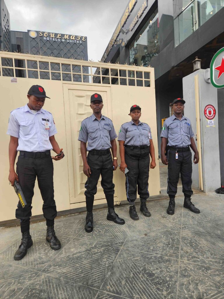 Bemil Security On Guard at Soulmate Hotel and Suite Ojodu berger