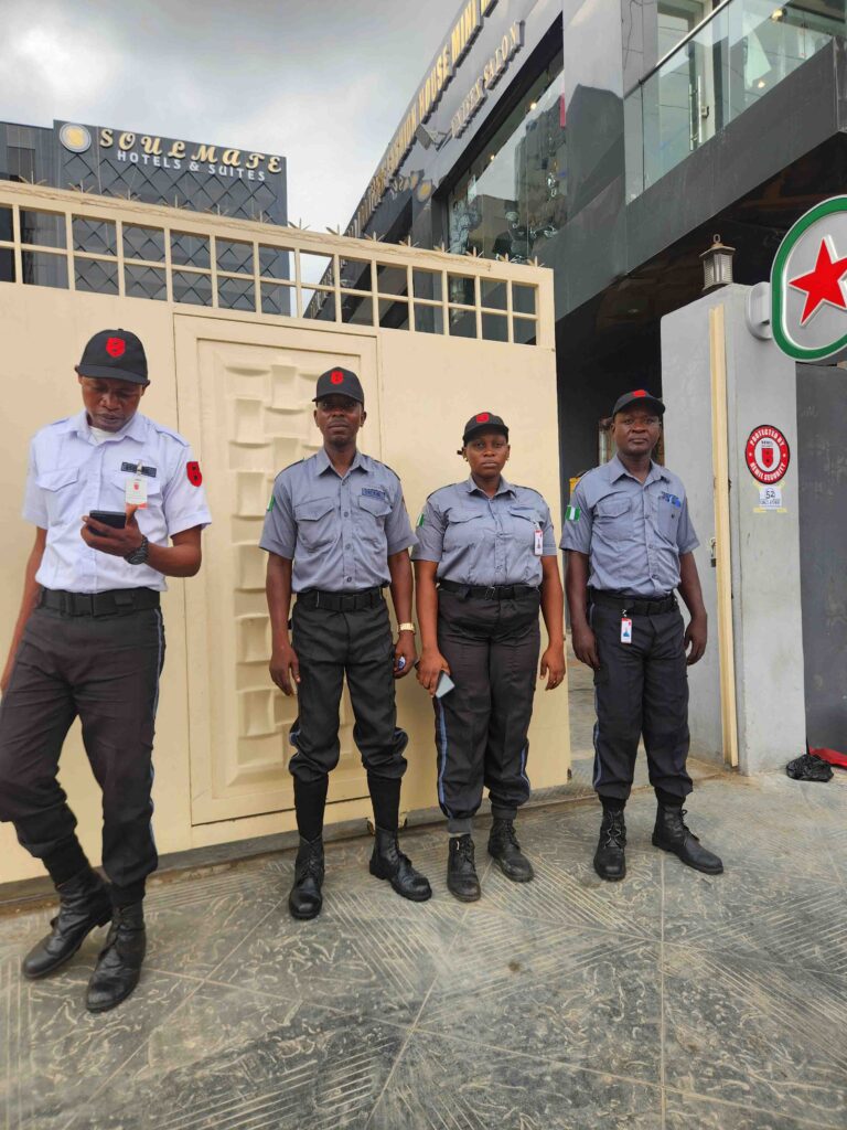 Bemil Security On Guard at Soulmate Hotel and Suite Ojodu berger